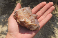 Natural Red Hematoid Quartz Clusters x 6 From Karoi, Zimbabwe