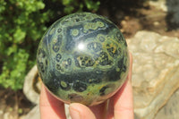 Polished Stromatolite Jasper Spheres x 4 From Madagascar