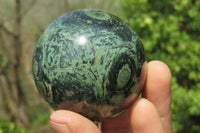 Polished Stromatolite Jasper Spheres x 4 From Madagascar