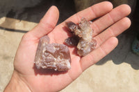 Natural Red Hematoid Quartz Specimens x 35 From Karoi, Zimbabwe