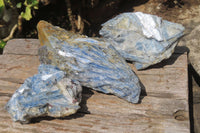 Natural Kyanite Matrix Specimens x 3 From Karoi, Zimbabwe