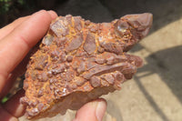 Natural Red Hematoid Quartz Crystals x 6 From Zimbabwe