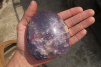 Polished Lepidolite With Rubellite Standing Free Forms x 6 From Madagascar