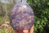 Polished Lepidolite With Rubellite Standing Free Forms x 6 From Madagascar