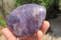 Polished Lepidolite With Rubellite Standing Free Forms x 6 From Madagascar