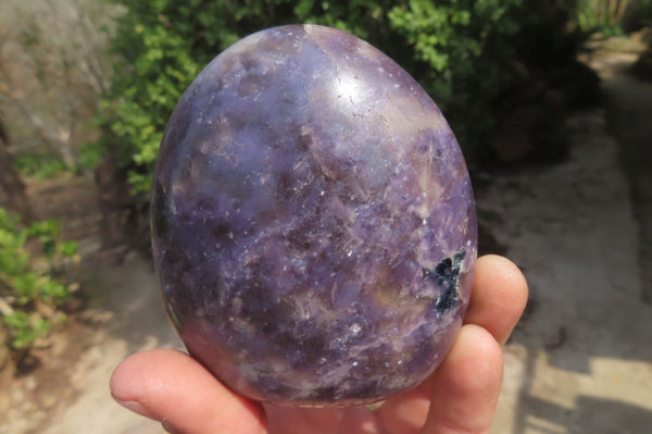 Polished Lepidolite With Rubellite Standing Free Forms x 6 From Madagascar