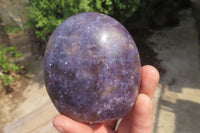 Polished Lepidolite With Rubellite Standing Free Forms x 6 From Madagascar