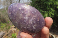 Polished Lepidolite With Rubellite Standing Free Forms x 6 From Madagascar