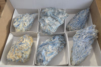 Natural Kyanite Matrix Specimens x 6 From Zimbabwe