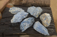 Natural Kyanite Matrix Specimens x 6 From Zimbabwe