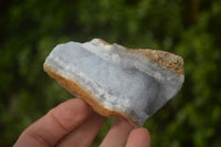 Natural Blue Lace Agate Geode Specimens x 24 From Malawi