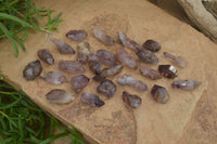 Natural Smokey Amethyst Crystals x 40 From Chiredzi, Zimbabwe