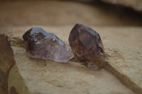 Natural Smokey Amethyst Crystals x 40 From Chiredzi, Zimbabwe