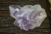 Natural Jacaranda Amethyst Clusters x 2 From Zambia