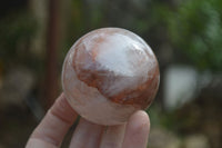 Polished Hematoid Quartz Spheres x 4 From Madagascar