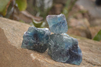 Natural Watermelon Fluorite Cobbed Specimens x 24 From Uis, Namibia