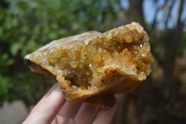 Natural Limonite Quartz Clusters x 5 From Solwezi, Zambia