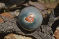 Polished Polychrome Jasper Spheres x 2 From Madagascar