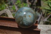 Polished Polychrome Jasper Spheres x 2 From Madagascar