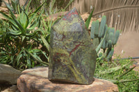 Polished Bastite Dragons Blood Stone Point x 1 From Tshipise, South Africa