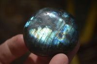 Polished Labradorite Palm Stones x 20 From Tulear, Madagascar