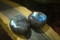 Polished Labradorite Palm Stones x 20 From Tulear, Madagascar