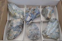 Natural Kyanite Matrix Specimens x 6 From Zimbabwe