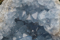 Natural Celestite Geode Specimen x 1 From Sakoany, Madagascar