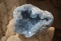 Natural Celestite Geode Specimen x 1 From Sakoany, Madagascar