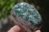 Polished Rare Emerald Mica In Matrix Standing Free Forms x 4 From Mutoko, Zimbabwe