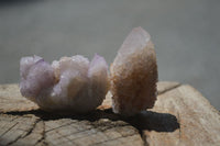 Natural Amethyst Spirit Quartz Clusters x 15 From Boekenhouthoek, South Africa