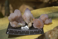 Natural Amethyst Spirit Quartz Clusters x 20 From Boekenhouthoek, South Africa