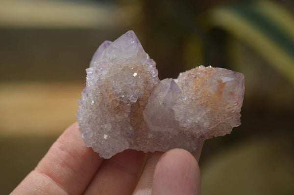 Natural Amethyst Spirit Quartz Clusters x 20 From Boekenhouthoek, South Africa