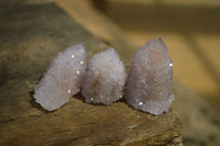 Natural Amethyst Spirit Quartz Clusters x 20 From Boekenhouthoek, South Africa