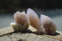 Natural Amethyst Spirit Quartz Clusters x 20 From Boekenhouthoek, South Africa