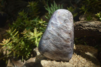 Polished Chevron Amethyst Standing Free Form x 1 from Madagascar