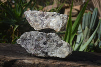 Natural Rubellite Pink Tourmaline Matrix Specimens x 2 From Ambatondrazaka, Madagascar