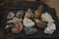 Natural Assortment Of Crystal Specimens x 12 From Southern Africa