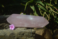 Polished Double Terminated Rose Quartz Point x 1 From Ambatondrazaka, Madagascar