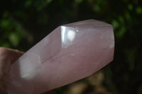 Polished Double Terminated Rose Quartz Point x 1 From Ambatondrazaka, Madagascar