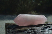 Polished Double Terminated Rose Quartz Point x 1 From Ambatondrazaka, Madagascar