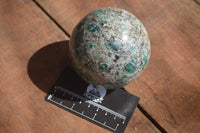 Polished Rare Emerald Mica In Matrix Sphere x 1 From Mutoko, Zimbabwe