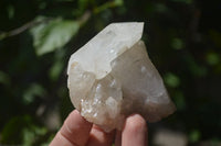 Natural Etched Quartz Clusters x 5 From Mpika, Zambia