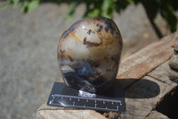 Polished Dendritic Agate Standing Free Forms x 4 From Madagascar