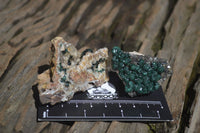 Natural Ball Malachite On Quartz Matrix Specimens x 5 From Kambove, Congo