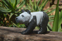 Hand Made Soap Stone Panda Carving x 1 From Zimbabwe