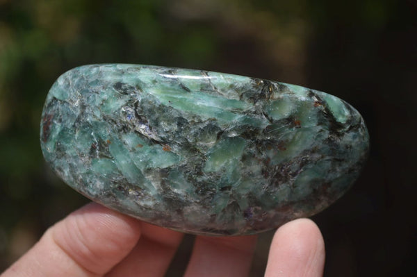 Polished Rare Emerald Mica In Matrix Free Forms x 6 From Mutoko, Zimbabwe