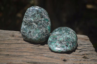 Polished Rare Emerald Mica In Matrix Free Forms x 6 From Mutoko, Zimbabwe