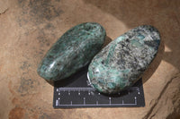 Polished Rare Emerald Mica In Matrix Free Forms x 6 From Mutoko, Zimbabwe