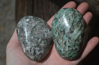 Polished Rare Emerald Mica In Matrix Free Forms x 6 From Mutoko, Zimbabwe